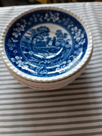 Copeland SPODE Blue Tower onder schoteltjes moccakopjes beschikbaar voor biedingen
