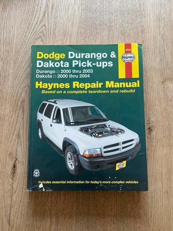 Haynes Reparatiehandleiding Dodge Durango & Dakota 2000-2004 beschikbaar voor biedingen