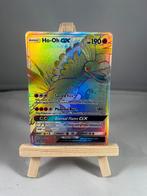 Ho-oh GX - SM80 - Hyper Rare - Sun & Moon Black Star Promo, Ophalen of Verzenden, Losse kaart