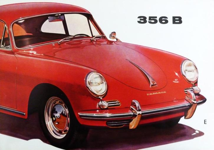 Folder PORSCHE 356 B 01/1960, Boeken, Auto's | Folders en Tijdschriften, Zo goed als nieuw, Porsche, Ophalen of Verzenden