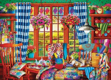 Eurographics - Patchwork Craft Room - 1000 stukjes beschikbaar voor biedingen