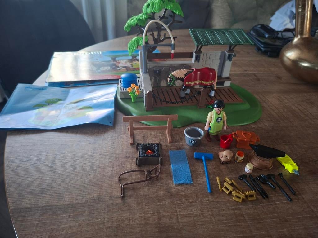 Playmobil Paarden verzorgingspost - 5225, Kinderen en Baby's, Speelgoed | Playmobil, Ophalen of Verzenden, Gebruikt, Complete set