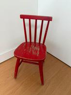 Vintage houten stoeltje - zithoogte 29 cm, Ophalen of Verzenden, Zo goed als nieuw, Stoel(en)