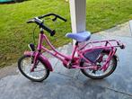 Leuke meisjesfiets 14 inch roze met lila/paars, 14 inch of minder, Gebruikt, Volare, Handrem