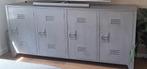 Stoere houten kast met locker look, Ophalen, Gebruikt, 150 tot 200 cm, Minder dan 100 cm