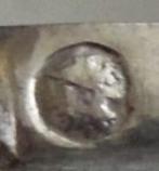 Nr G38: 1 Bewerkt Hollands zilveren lodereindoosje, Ophalen of Verzenden
