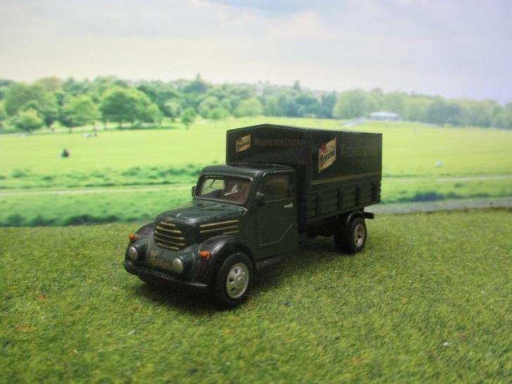 1/43 Robur Garant Wernesgrüner Bier, Hobby en Vrije tijd, Modelauto's | 1:43, Zo goed als nieuw, Ophalen of Verzenden