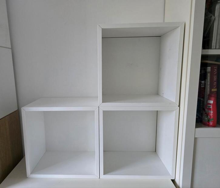 3x Eket kastje van 35x25x35, Huis en Inrichting, Kasten | Dressoirs, Gebruikt, Minder dan 50 cm, 25 tot 50 cm, Met plank(en), Kunststof