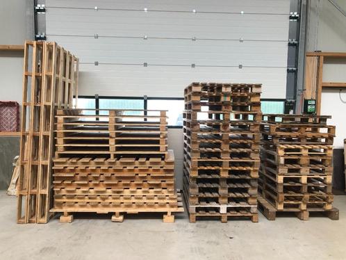 Blockpallets + grotere pallets, diverse  maten, Doe-het-zelf en Verbouw, Hout en Planken, Gebruikt, Pallet, Overige houtsoorten
