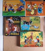 Vintage puzzels Popeye, Flintstones, Rick de kikker, Minder dan 500 stukjes, Gebruikt, Ophalen of Verzenden, Legpuzzel
