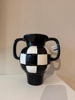Vaas Kampioen Pied de Poule Zwart Wit Nieuw, Antiek en Kunst, Ophalen of Verzenden
