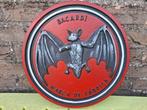 Zwaar gietijzeren reclamebord Bacardi rum, Verzamelen, Ophalen of Verzenden, Nieuw, Reclamebord