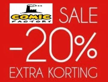 SALE 🚩 ALLE COMICS 20% EXTRA KORTING OP BESTAANDE PRIJS beschikbaar voor biedingen