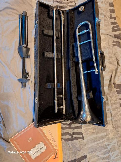 Trombone, Muziek en Instrumenten, Blaasinstrumenten | Trombones, Gebruikt, Tenor, Ophalen of Verzenden