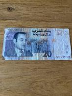 Marokko 20 dirham biljet, Ophalen of Verzenden, Overige landen, Los biljet