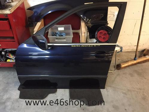 Deur BMW E46 sedan en touring linksvoor Orientblau, Auto-onderdelen, Carrosserie en Plaatwerk, Deur, BMW, Gebruikt, Ophalen of Verzenden