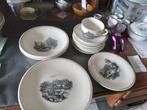 serviesdelen van oude Boch uit Belgie landschap, Antiek en Kunst, Antiek | Servies los, Ophalen of Verzenden