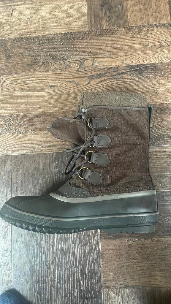 Sorel winterboots Bruin -zwart  waterdicht, Ophalen of Verzenden, Zo goed als nieuw, Overige typen