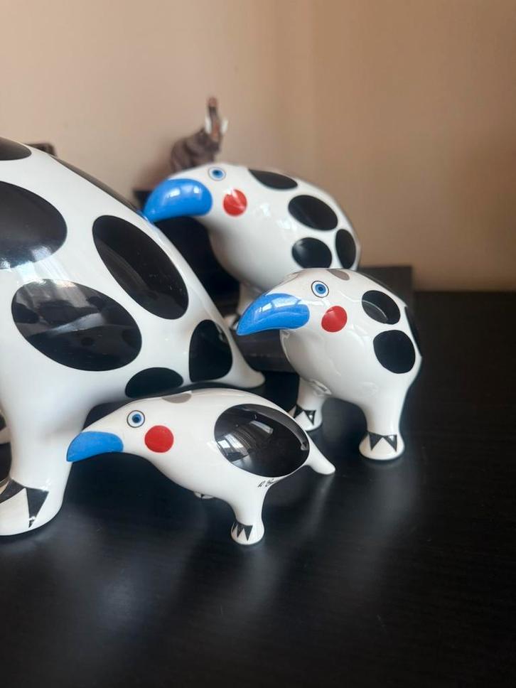 Villeroy & Boch Raafbeeldjes Set van 4 Decoratief, Verzamelen, Dierenverzamelingen, Zo goed als nieuw, Beeldje of Figuurtje, Ophalen of Verzenden