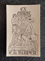 Ex Libris W.G. Hofker , afhalen voor € 10 verzenden mogelijk, Antiek en Kunst, Kunst | Etsen en Gravures, Ophalen