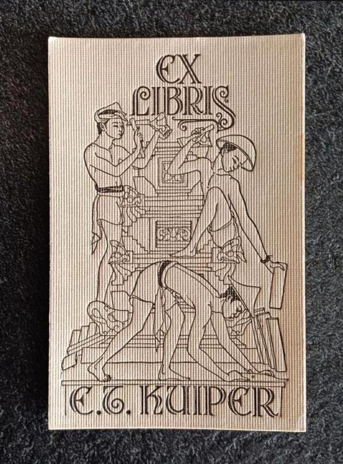 Ex Libris W.G. Hofker , afhalen voor € 10 verzenden mogelijk, Antiek en Kunst, Kunst | Etsen en Gravures, Ophalen