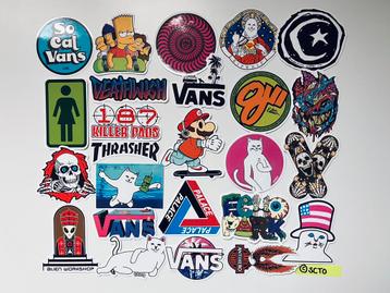 Stickers Thrasher Vans CDG Spitfire Mishka Echo Park sticker beschikbaar voor biedingen