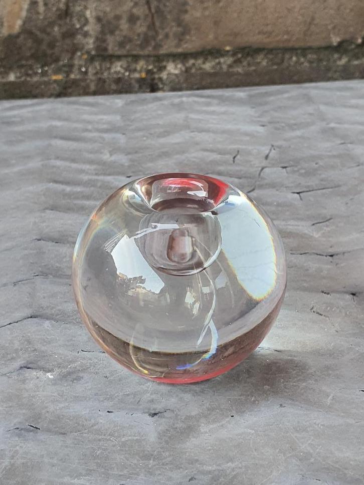 Orrefors Bol Vaasje – Gesigneerd – 6,5 cm, Antiek en Kunst, Antiek | Vazen, Ophalen of Verzenden