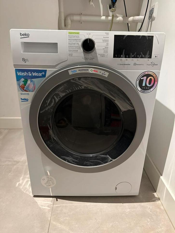 Beko HTV8736XSHT1 Wasmachine-Droger Combi - 8/5 kg, Witgoed en Apparatuur, Was-droogcombinaties, Gebruikt, 6 tot 8 kg, Minder dan 85 cm
