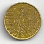 20 eurocent Frankrijk 1999 - Gecirculeerd, zeer fraai  (1), Postzegels en Munten, Munten | Europa | Euromunten, Ophalen of Verzenden