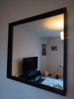 Zwarte Spiegel 65x65 cm, Ophalen, Vierkant, Zo goed als nieuw, Minder dan 100 cm