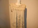 BA&SH ibiza jurkje leuke print beige van kleur mt 2/M, Maat 38/40 (M), Verzenden, Beige, Zo goed als nieuw
