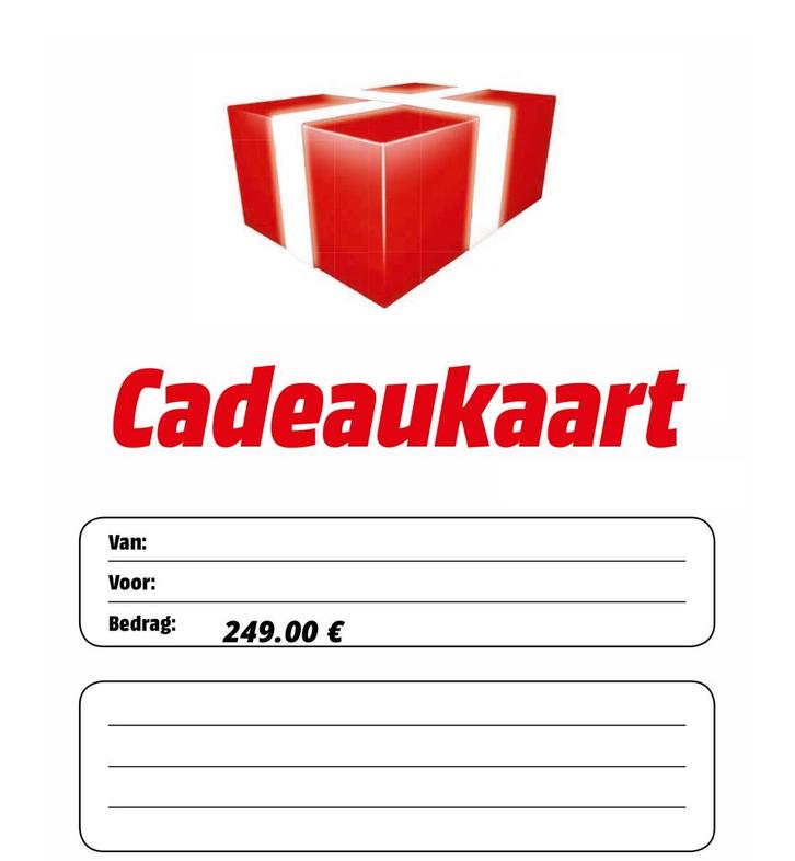 Mediamarkt cadeaukaart, Audio, Tv en Foto, Mediaspelers, Ophalen