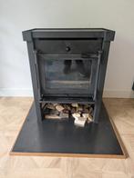 Janus houtkachel, 9 kW, type Voorzet Middel, incl voetplaat, Huis en Inrichting, Kachels, Ophalen of Verzenden, Gebruikt, Hout