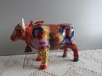 Cow parade spaarpot koe met originele lint en koebel let op, Antiek en Kunst, Ophalen of Verzenden