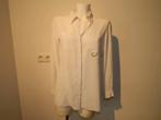Mugler Thierry Mugler zijde room witte blouse zilver details