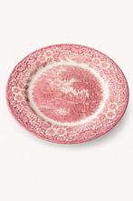 6x Broadhurst Staffordshire Rood Ironstone Borden, Antiek en Kunst, Ophalen of Verzenden