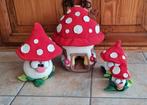 Gehaakte set paddestoelen, Ophalen of Verzenden, Zo goed als nieuw, Overige typen