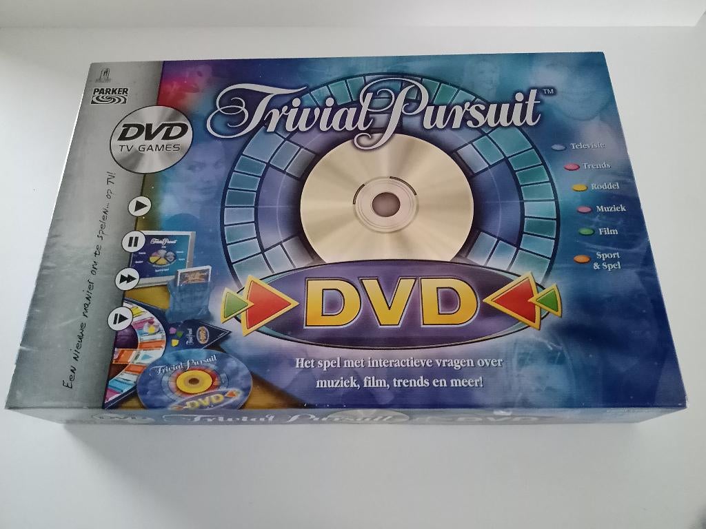 Trivial Pursuit DVD , Hobby en Vrije tijd, Gezelschapsspellen | Bordspellen, Ophalen of Verzenden, Gebruikt, Parker