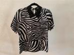 Dames blouse zebraprint van Eksept X Fred van Leer, Zwart, Ophalen of Verzenden, Zo goed als nieuw, Eksept
