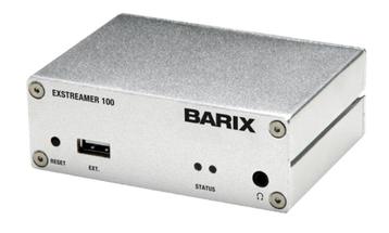 Audio streamer ;  Barix Exstreamer 100 + MM eli USB plug beschikbaar voor biedingen