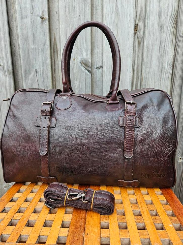 Vanguard = PME Legend zware leren weekendtas / reistas zgan, Sieraden, Tassen en Uiterlijk, Tassen | Reistassen en Weekendtassen