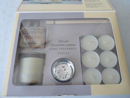 Geurset Vanilla Geurstokjes etc giftset, Huis en Inrichting, Woonaccessoires | Kandelaars en Kaarsen, Nieuw, Minder dan 25 cm