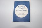 Kaart van Suriname. H.N Dahlberg Jaren 60, Boeken, Atlassen en Landkaarten, Gelezen, Wereld, Ophalen of Verzenden, 1800 tot 2000