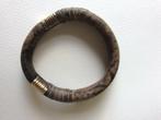 leren armband, Ophalen of Verzenden, Gebruikt, Bruin, Leer