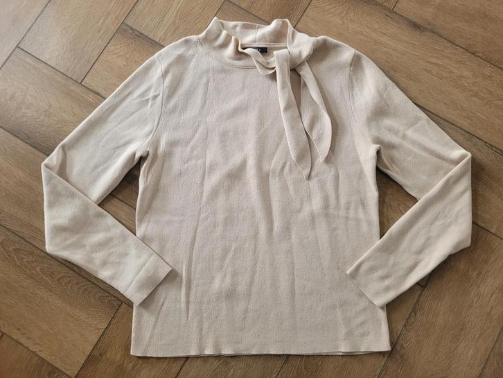 Super leuke beige trui van Purdey, maat M, Kleding | Dames, Truien en Vesten, Zo goed als nieuw, Maat 38/40 (M), Beige, Ophalen of Verzenden
