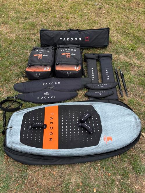 Overcomplete Wingfoil Set Takoon, Watersport en Boten, Wingsurfen, Zo goed als nieuw, Wingsurfset, Ophalen