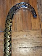 Zeldzame antieke glazen wandelstok cane uit Engeland 100 cm., Antiek en Kunst, Antiek | Glas en Kristal, Ophalen