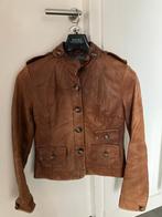 Leren damesjas cognackleur maat 36 Arma, Kleding | Dames, Jassen | Winter, Overige kleuren, Arma, Ophalen of Verzenden, Maat 36 (S)