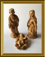 Houten kerstgroepje, nativity set, houtsnijwerk, Diversen, Kerst, Gebruikt, Ophalen of Verzenden, Nvt, Nvt