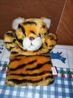 Oude Tijger handpop 24 cm groot Lorly, Ophalen of Verzenden